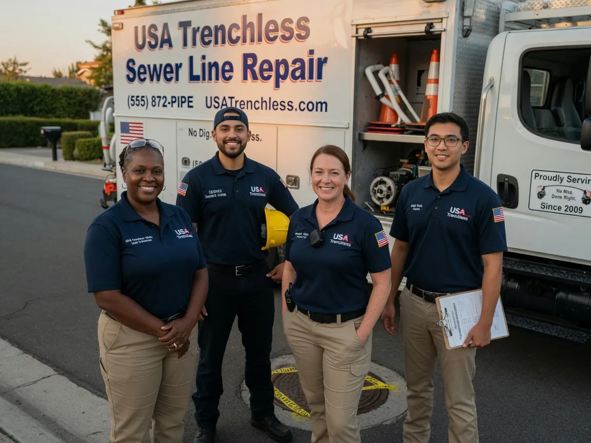 Sewer Line Repair company in Ottine, TX